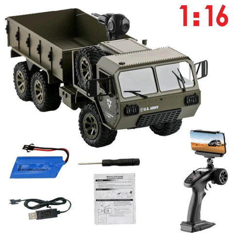 Ready for Action: Pro-Grade Military RC Truck (1:16 Scale)