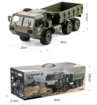 Ready for Action: Pro-Grade Military RC Truck (1:16 Scale) - playtechtoy