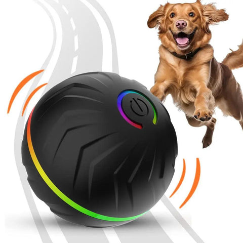 FetchMate Interactive Dog Ball – Automatic USB Rechargeable Enrichment Toy!