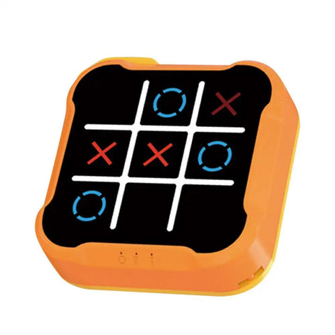 Portable Tic-Tac-Toe Electronic Board Game | Educational Handheld Chess Set for Kids & Adults