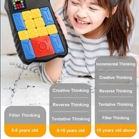 Super Slide Huarong Road Smart Sensor Puzzle | 500+ Levels of Brain Teasers & Interactive Fidget Toys for Kids - Perfect Gift