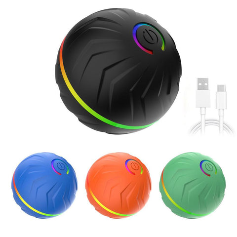 FetchMate Interactive Dog Ball – Automatic USB Rechargeable Enrichment Toy!