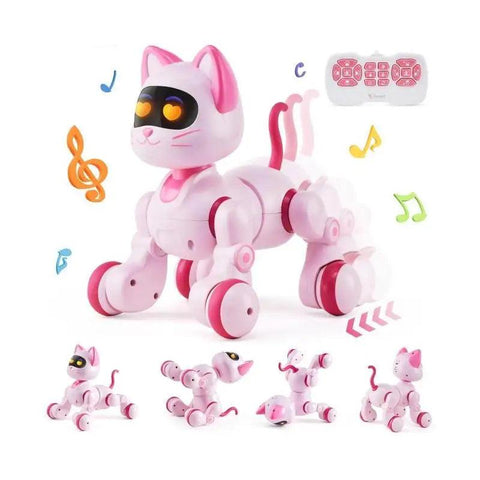 Intelligent Robot Cat – Programmable Toy with Voice Command & Touch-Sense Music