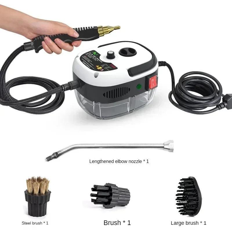 2500W Portable Steam Cleaner – High Temp Pressure Washer for Home & Car