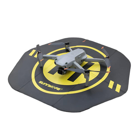 55cm Foldable Drone Landing Pad – Double-Sided Leather for DJI Mavic & Mini