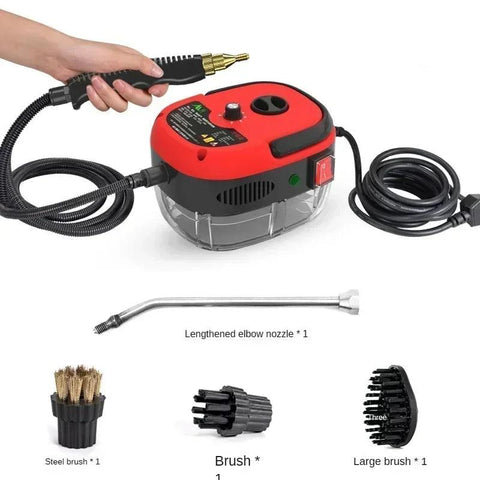 2500W Portable Steam Cleaner – High Temp Pressure Washer for Home & Car