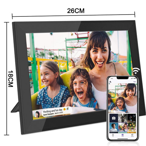 10.1” Digital Picture Frame – WiFi, HD Touch Screen, Auto-Rotate