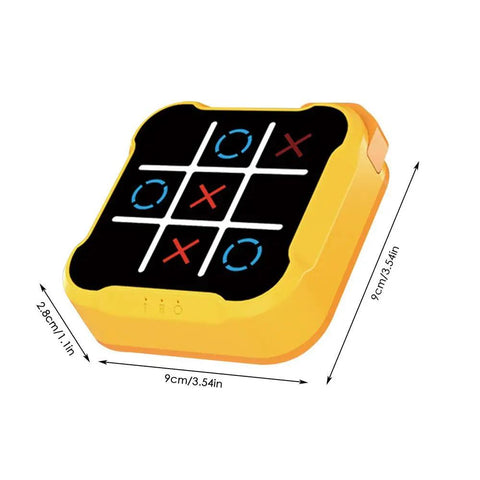 Portable Tic-Tac-Toe Electronic Board Game | Educational Handheld Chess Set for Kids & Adults