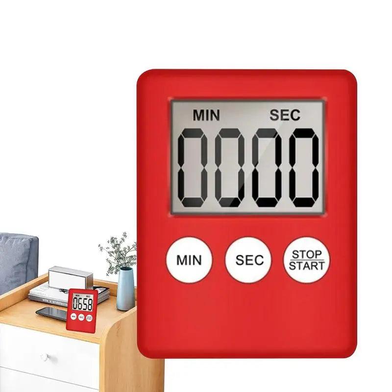 Magnetic Digital Kitchen Timer – LED Display with Loud Alarm for Cooking & Boiling