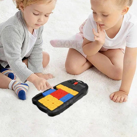 Super Slide Huarong Road Smart Sensor Puzzle | 500+ Levels of Brain Teasers & Interactive Fidget Toys for Kids - Perfect Gift